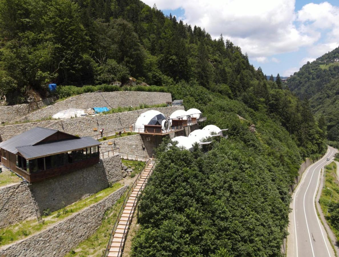 Kaledome Orman Evleri Hotel Çamlıhemşin Exterior foto