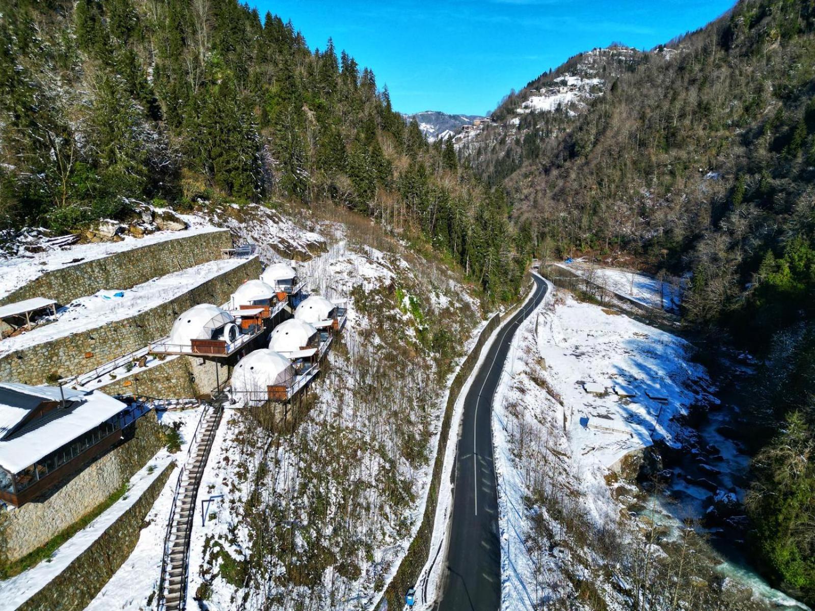 Kaledome Orman Evleri Hotel Çamlıhemşin Exterior foto
