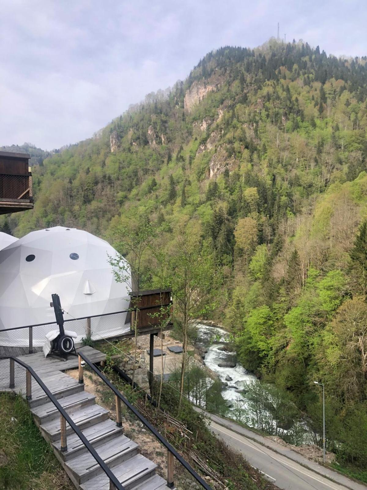 Kaledome Orman Evleri Hotel Çamlıhemşin Exterior foto
